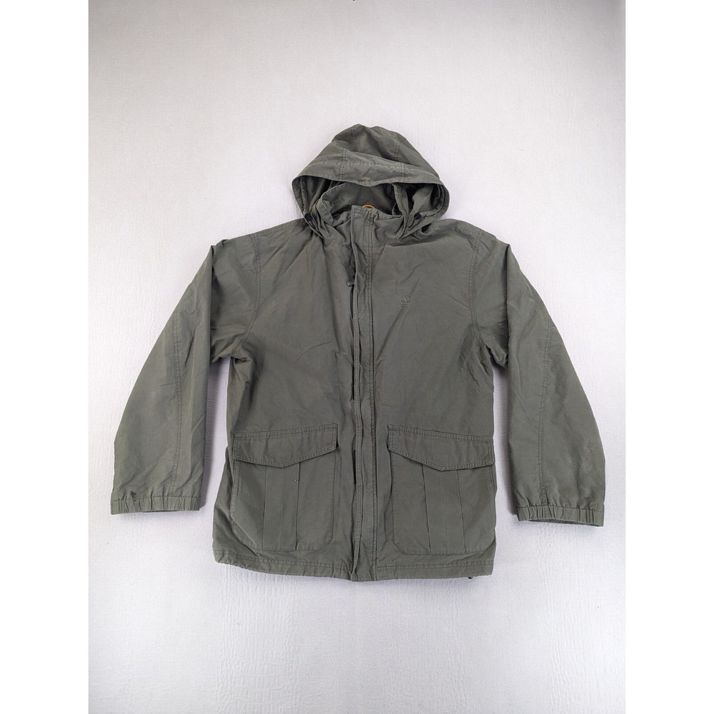 Timberland Jacket Mens Size Medium Green Fall 2007 Vintage Stratham Issue